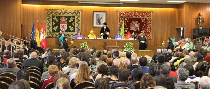 Celebración de la festividad de San Isidoro, patrono de la  Universidad de León
