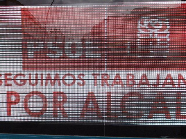 Cartel denunciado por el PSOE.