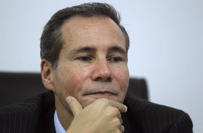 Argentine prosecutor Alberto Nisman attends a meeting with journalists in Buenos