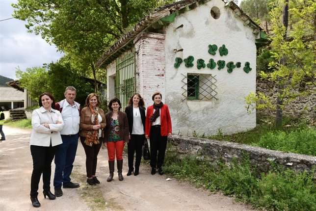 Consejera María Jesús Serrano en Arenas del Rey