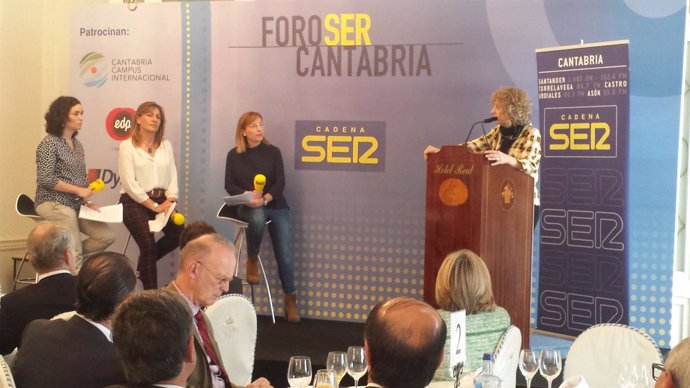 Eva Díaz Tezanos en el Foro Ser Cantabria 