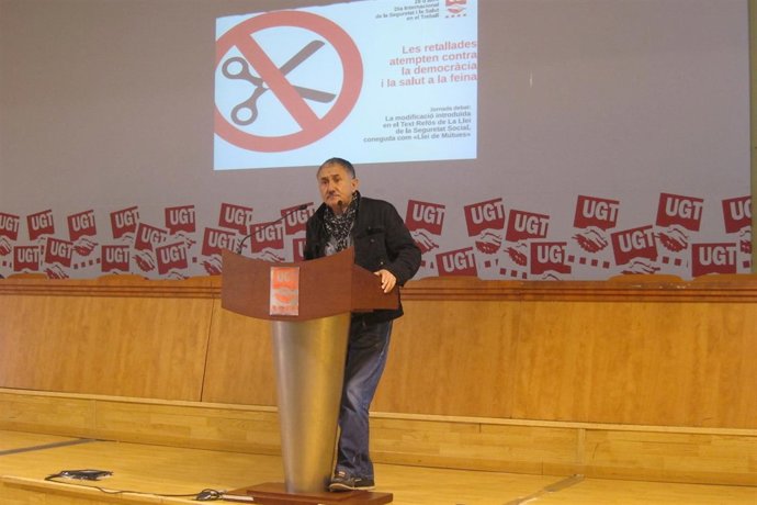 El secr. Gral. De UGT Catalunya, Josep Maria Àlvarez