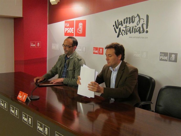 Damián Manzano, Industria de CCOO  y Francisco Blanco, FSA-PSOE