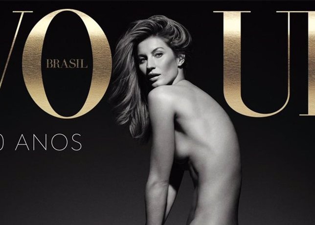 Gisele Bündchen al desnudo para Vogue Brasil 