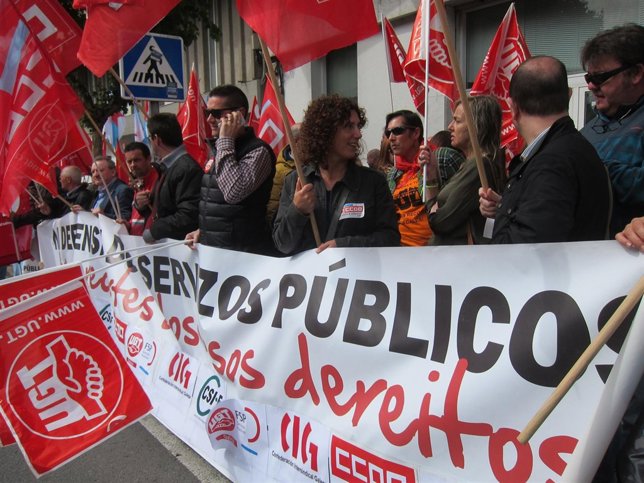 Protesta contra la Ley de Empleo Público