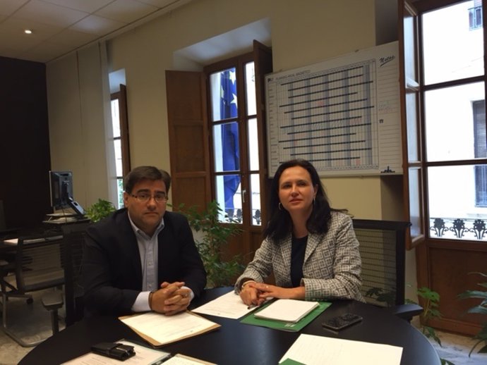 Fernández y Vioque durante su encuentro