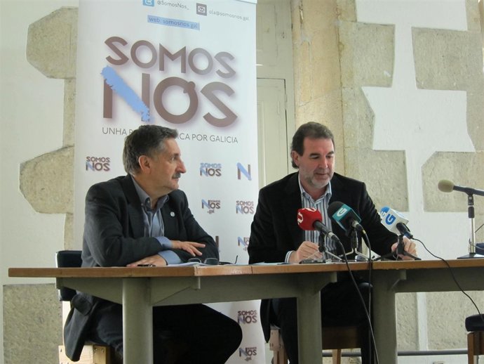 Antón Jardón y Anxo Quintana (Somos Nós)