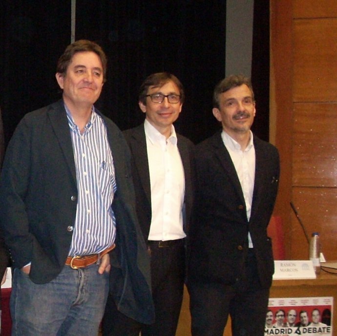 Caniddatos IU, UPyD y Podemos a la Presidencia de la Comunidad