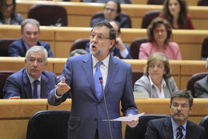 Mariano Rajoy en el Senado