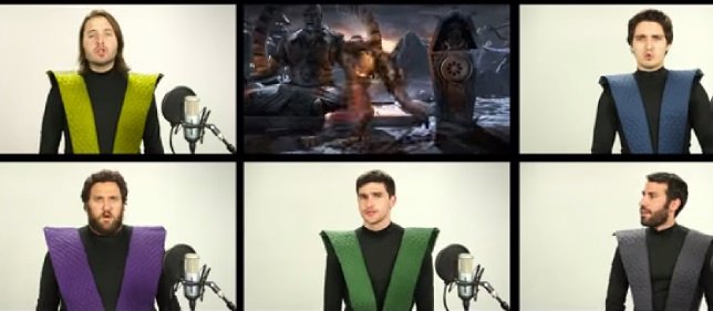 Nerds reinterpretan a capella la canción de Mortal Kombat