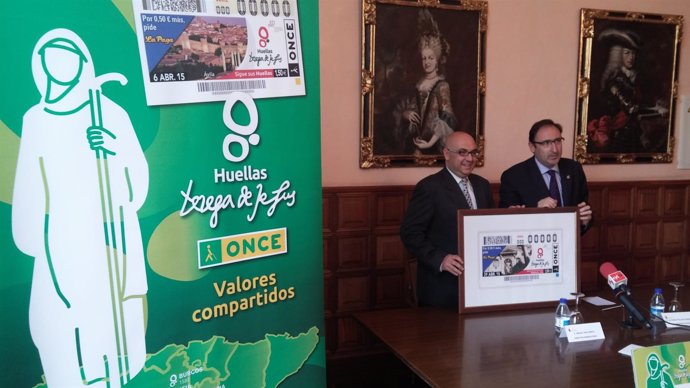 Presentación del cupón de la ONCE sobre Palencia