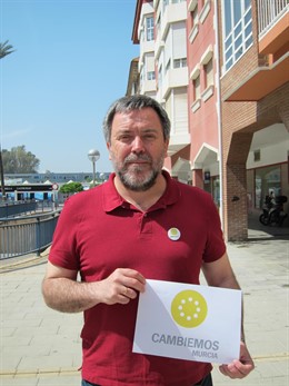 El candidato de Cambiemos Murcia al Ayuntamiento de Murcia, Ignacio Tornel