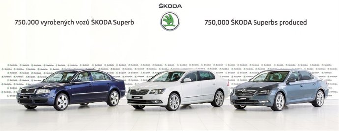 Tres generaciones del Skoda Superb