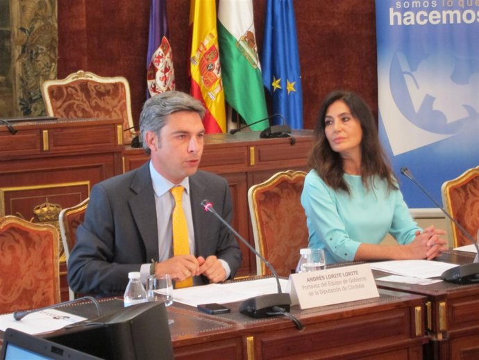 Lorite y Cielos en la inauguración