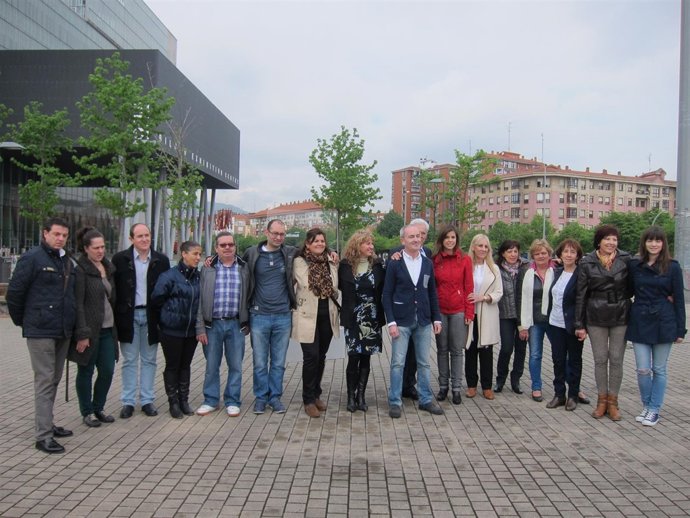 Alfonso García con los candidatos
