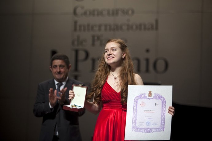 Anastasia Rizikov, ganadora del 57 Premio Jaén de Piano en una imagen de archivo