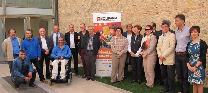 Los representantes de las organizaciones del tercer sector de acción social