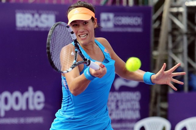 Garbiñe Muguruza pierde la final de Florianápolis