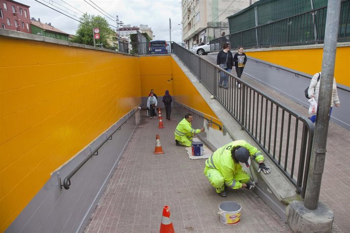 Mejoras en los subterráneos de Maliaño 