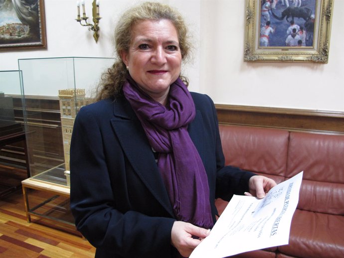 La concejal de Educación del Ayuntamiento de Teruel, Mª Carmen Muñoz