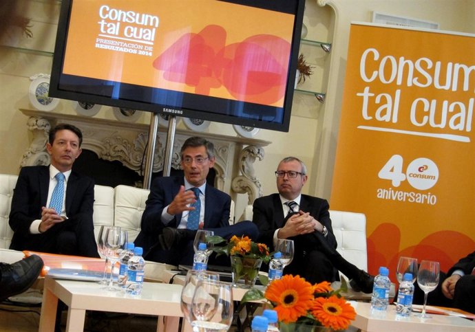 Durich durante la presentación de resultados de Consum.