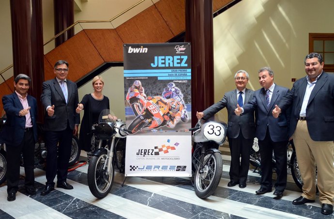 García-Pelayo en la presentación del Gran Premio de España de Motociclismo 2015