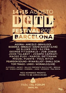 Cartel DGTL Festival de Barcelona