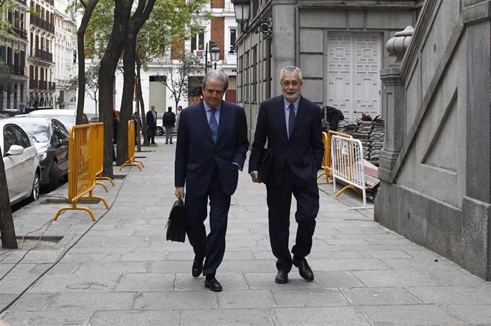José Antonio Griñán llega al Tribunal Supremo para declarar por los ERE