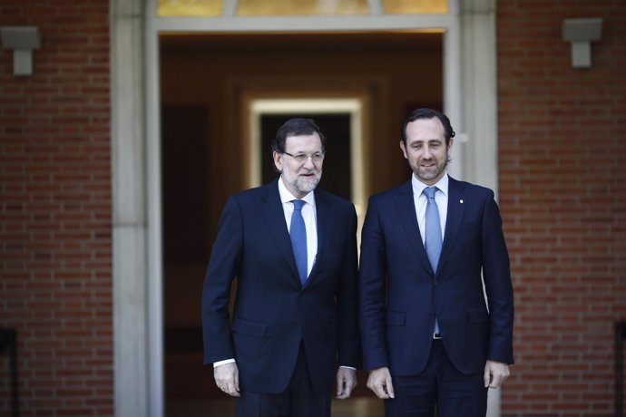 Mariano Rajoy y José Ramón Bauzá en Moncloa