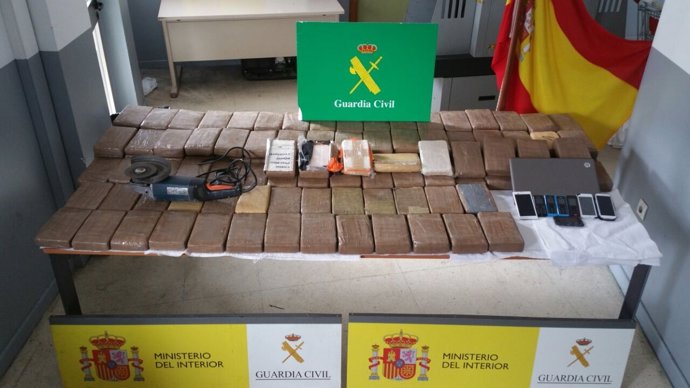 Cocaína intervenida en Algeciras