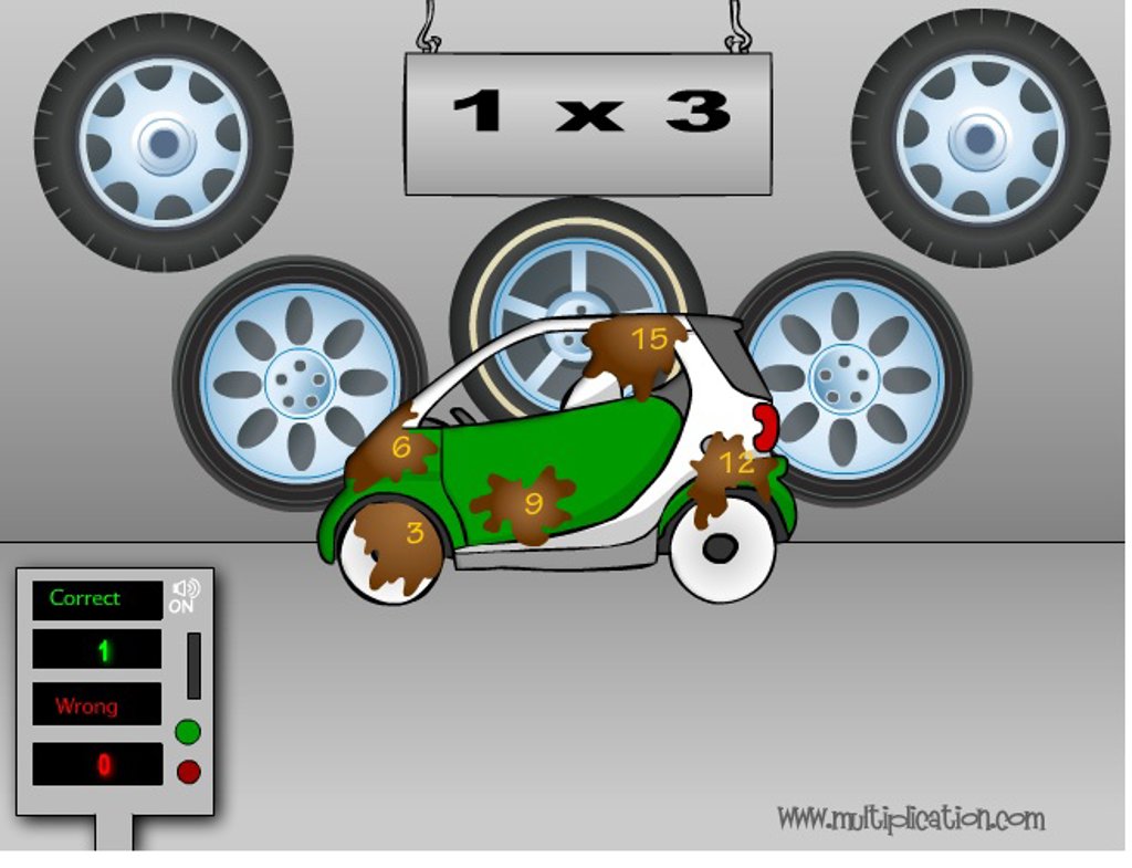 Cinco juegos para aprender y practicar la tabla de multiplicar online