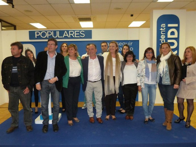 Rudi participa en la presentación de la candidatura del PP en Alcorisa (Teruel)