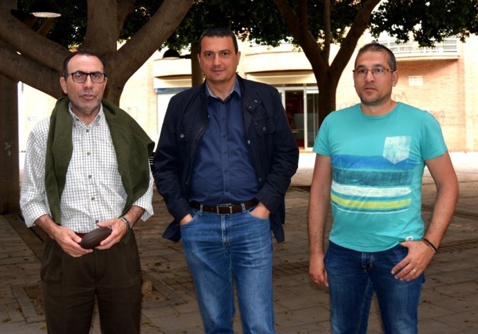 Pujante y el secretario general del Sindicato de Profesionales de la Sanidad