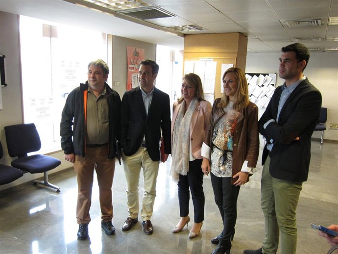 Pablo Zalba, Susana Camarero y Ana Beltrán, en el centro.