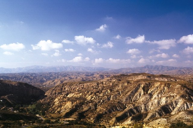 Paraje Natural Desierto de Tabernas, en Almería