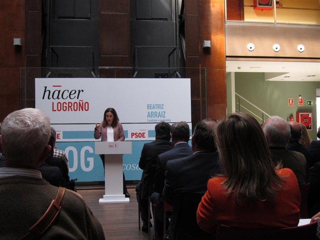 Beatriz Arráiz, en el acto de presentación de su programa