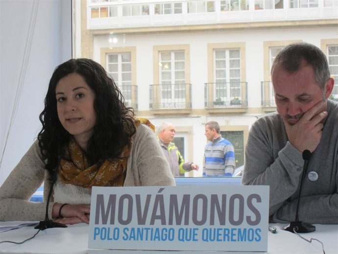 María Rozas y Xan Duro, de Compostela Aberta