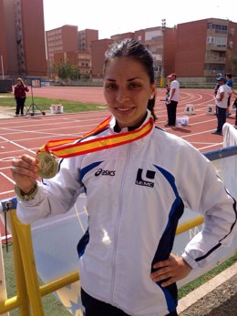 La atleta de la UEMC Nuria Lugueros