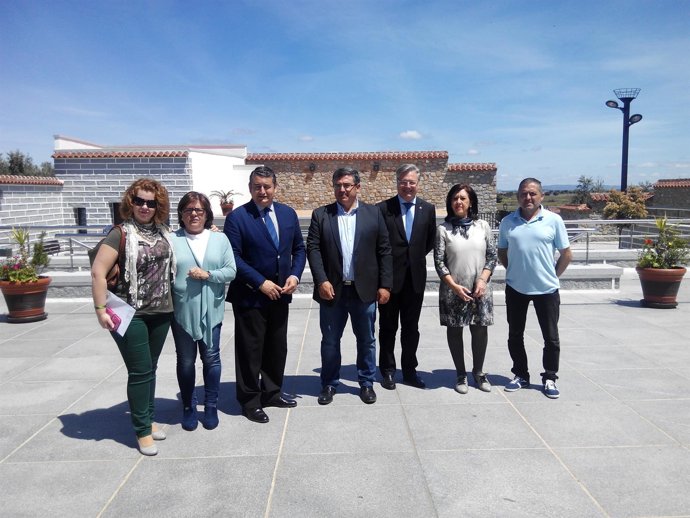 Visita de Antonio Sanz a Añora