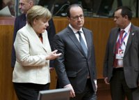 Hollande y Merkel discuten con Putin y Poroshenko la actual situación en Ucrania