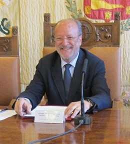 El alcalde de Valladolid, Javier León de la Riva