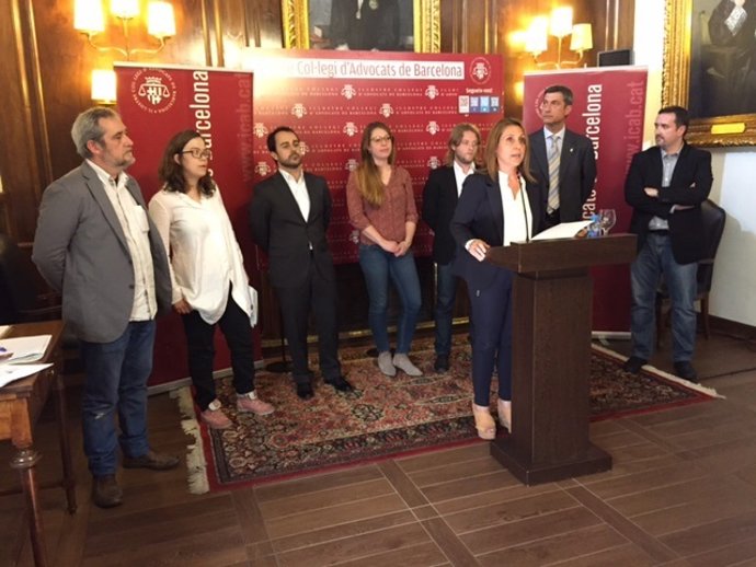J.Coronas ERC O.Ramírez PP J.Sanz BcnComú D.Escudé PSC J.Martí CiU P Guiz C's