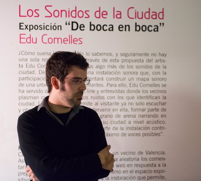 El artista valenciano Edu Comelles.