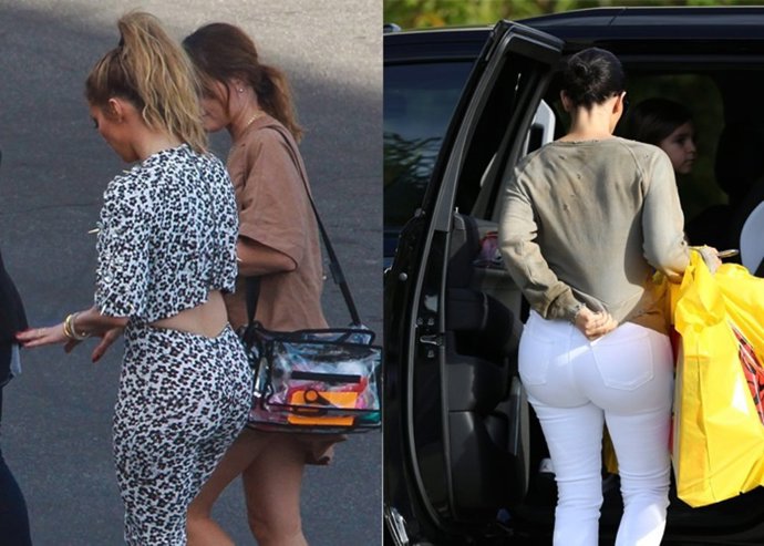 Duelo de traseros de Kim y López