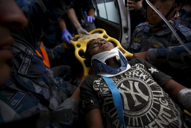 Supervivientes de Nepal