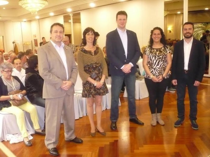 Integrantes de la candidatura de Ciudadanos para Santander