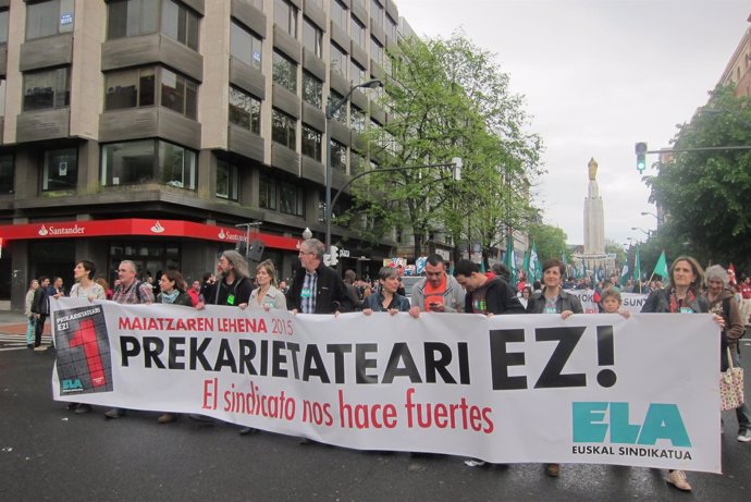 Manifestación de ELA en el 1 de mayo