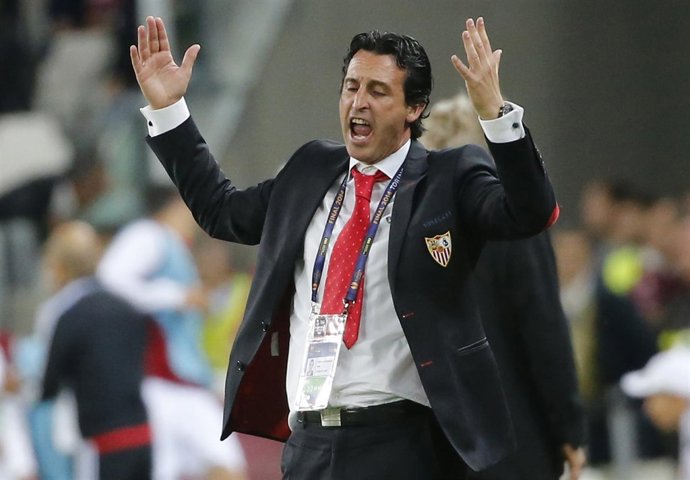 Unai Emery, entrenador del Sevilla