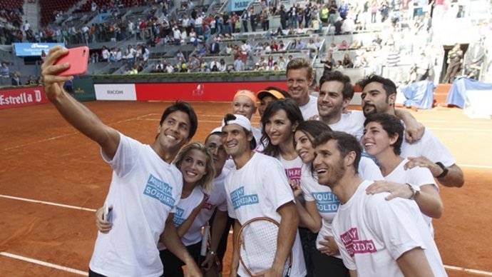 Gran éxito del 'Charity Day' del Mutua Madrid Open