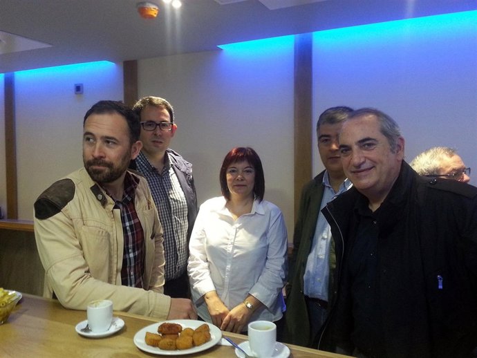 Denis Itxaso e Iñaki Arriola en Bergara.